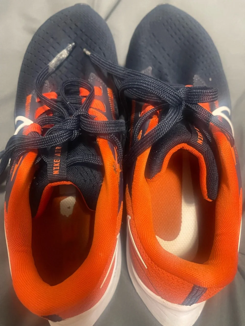 Chicago Bears Nike Running Shoes in Navy & Orange